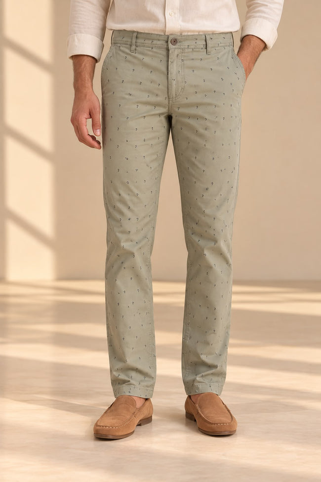 Ocean Green Anchor Chinos Hover Image