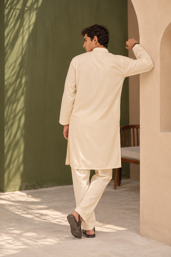 Sahil – Ivory Eastern Suit (2 Piece) Main Image