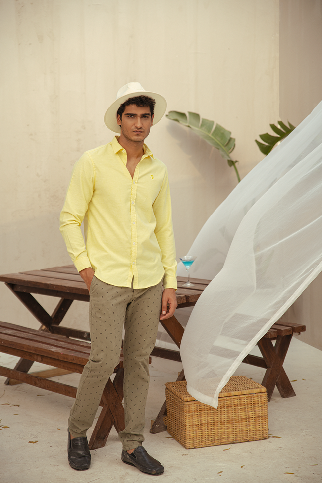 Ocean Green Anchor Chinos Main Image