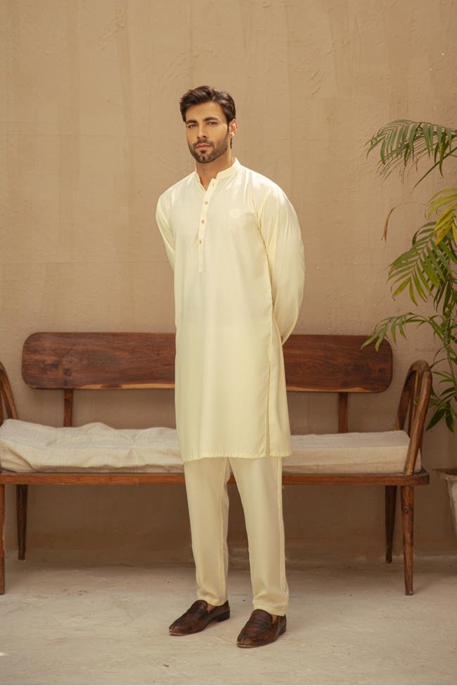 Cream Boski Suit (2 Piece) Hover Image