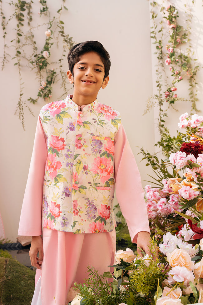 Gardenia Silk Waistcoat Hover Image