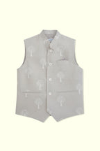 Tree of Life Block Print Waistcoat
