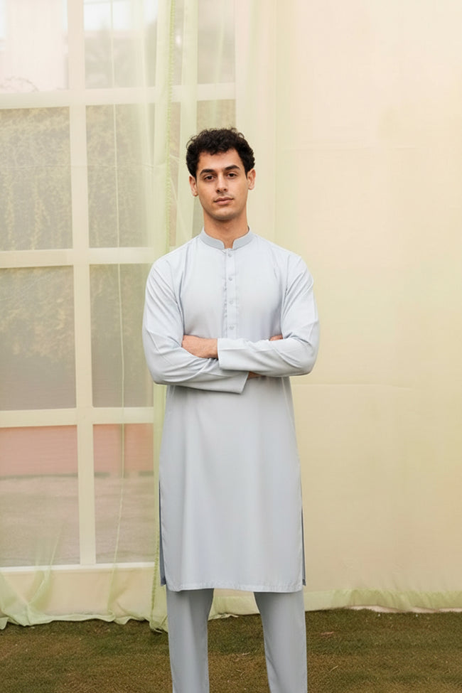 Grey Boski Suit – Men - (2 Piece) Main Image