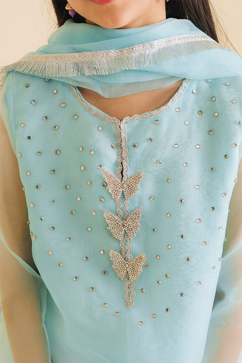 Gul-e-Yass – Lilac & Blue Butterfly Suit