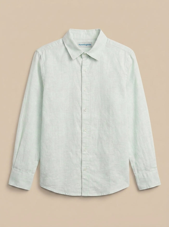 Light Mint Chambray Shirt Hover Image