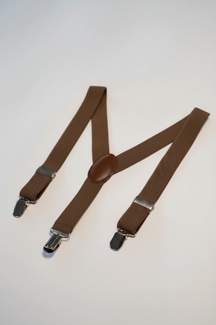 Light Brown Gallace/Suspenders
