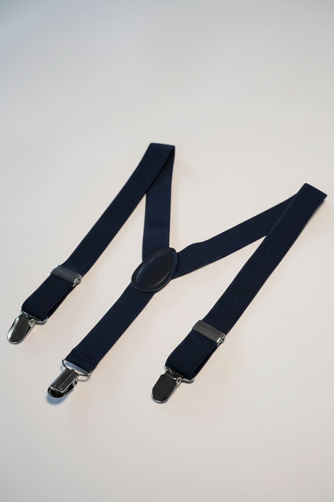 Navy Blue Gallace/Suspenders Hover Image
