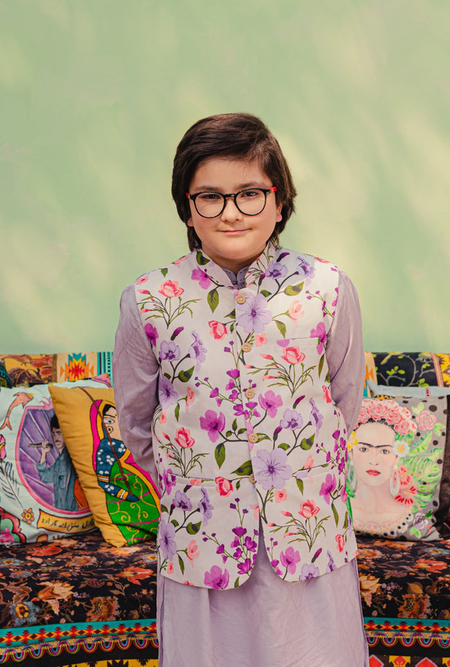 Gul-e-Banafshan Waistcoat Hover Image