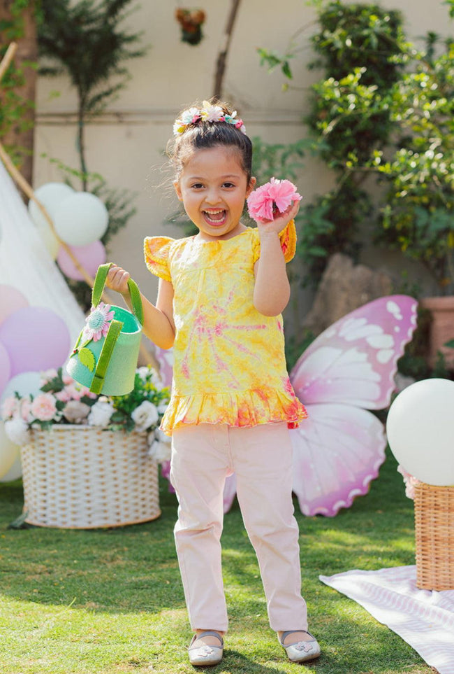 Tie Dye Chickenkari Top Hover Image