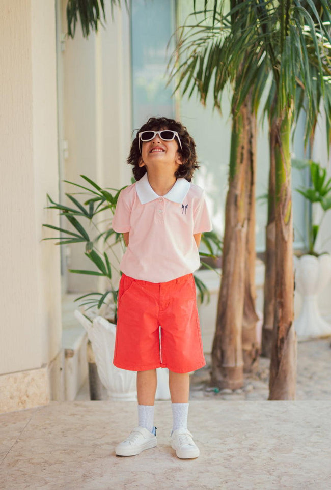 Pink Logo Polo Hover Image