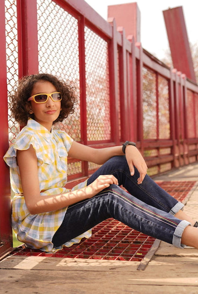 Rainbow Stitch Jeans Main Image