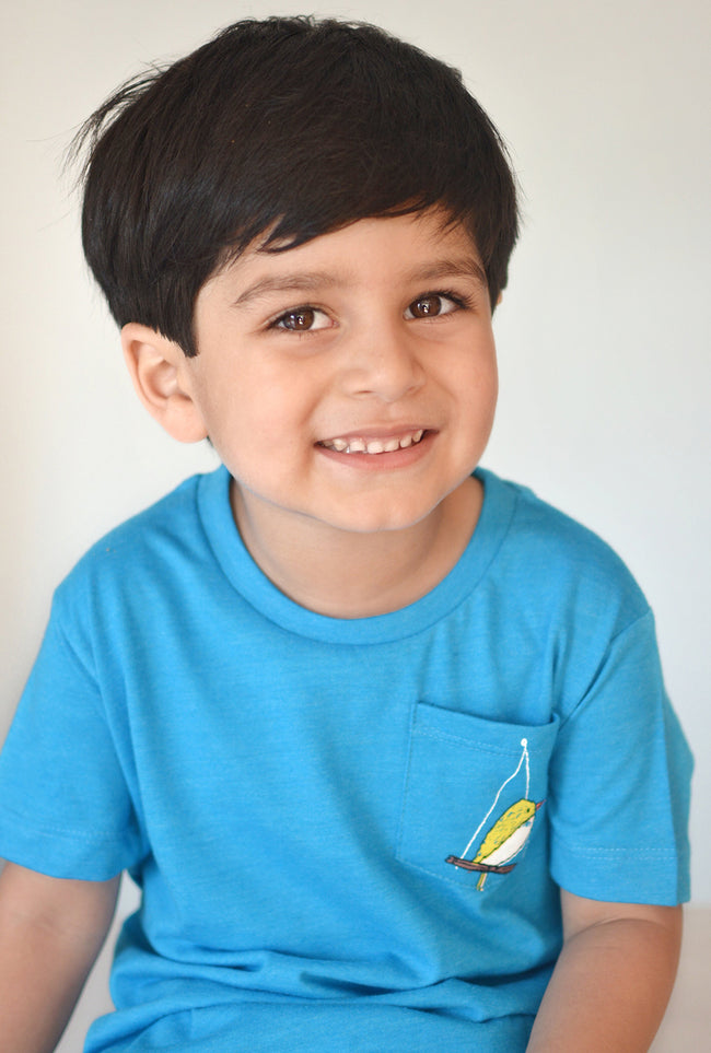 Little Blue Bird T Shirt Hover Image