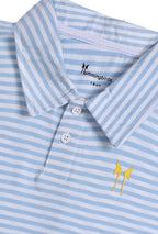 Blue White Polo