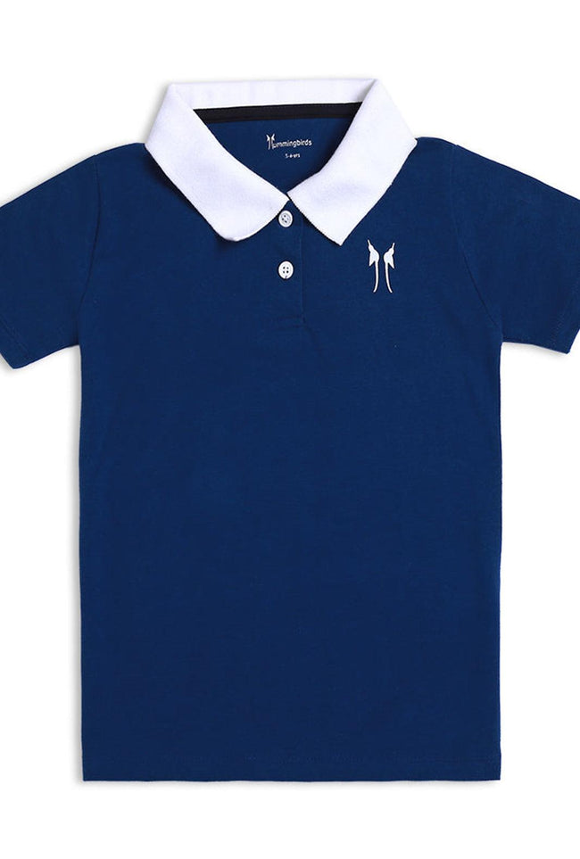 Royal Blue Logo Polo Shirt Main Image