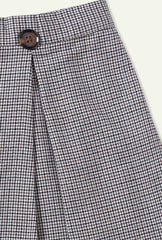 Checkered Woollen Skirt