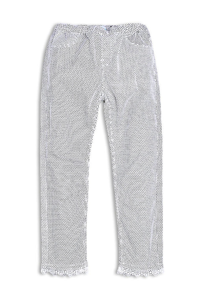 Polka Dot Cotton Pants Hover Image