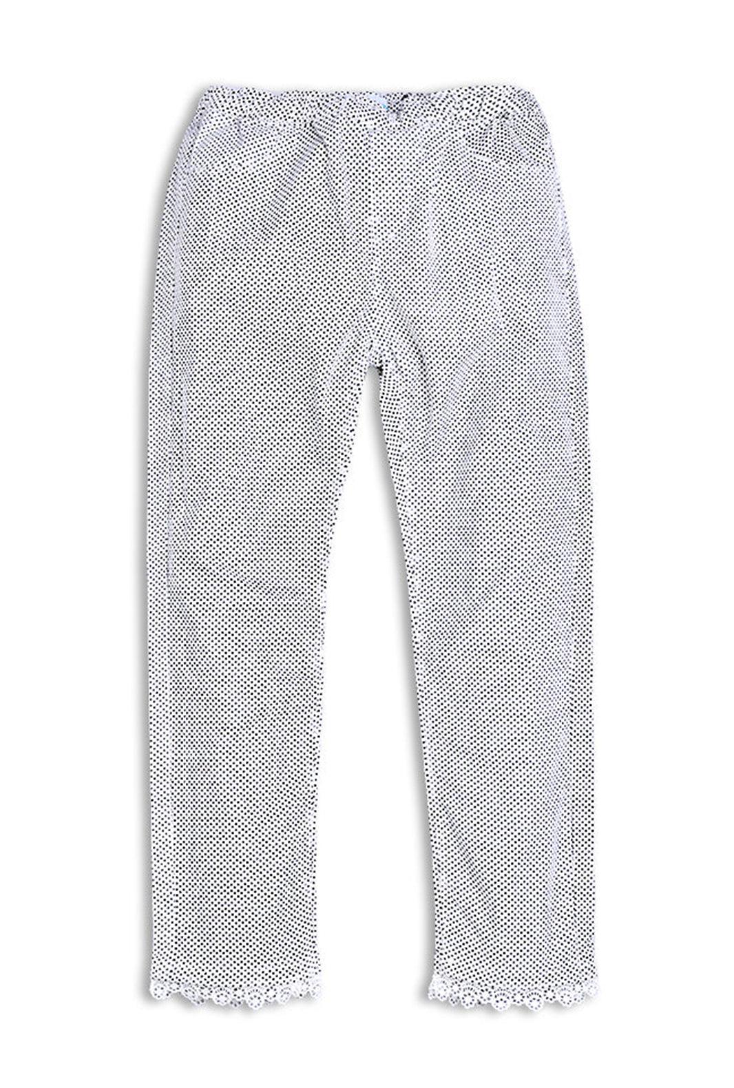 Polka Dot Cotton Pants