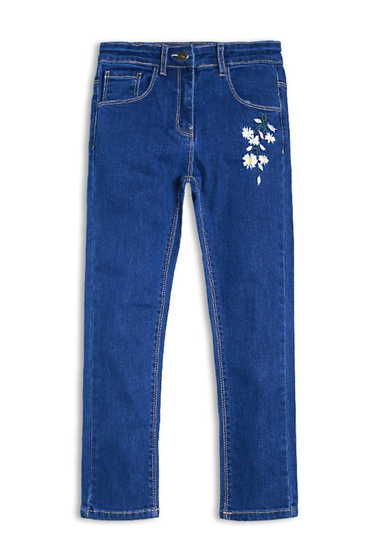 Daisy Embroidered Jeans