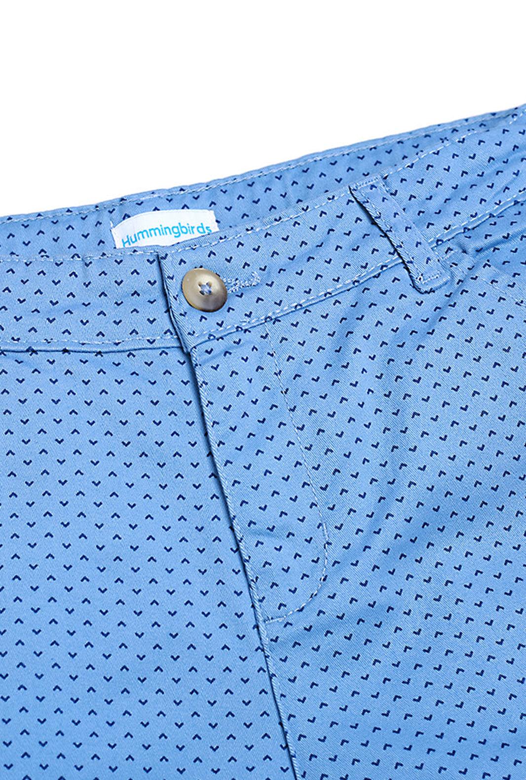 Blue Dotted Shorts
