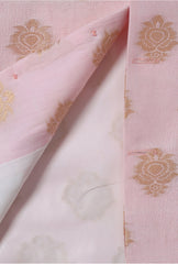 Pastel Pink & Gold Jacquard Waistcoat
