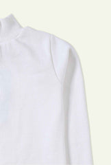 Cream High Neck Shirt (Unisex)