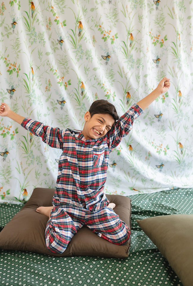 Flannel Night Suit 2 PC Main Image