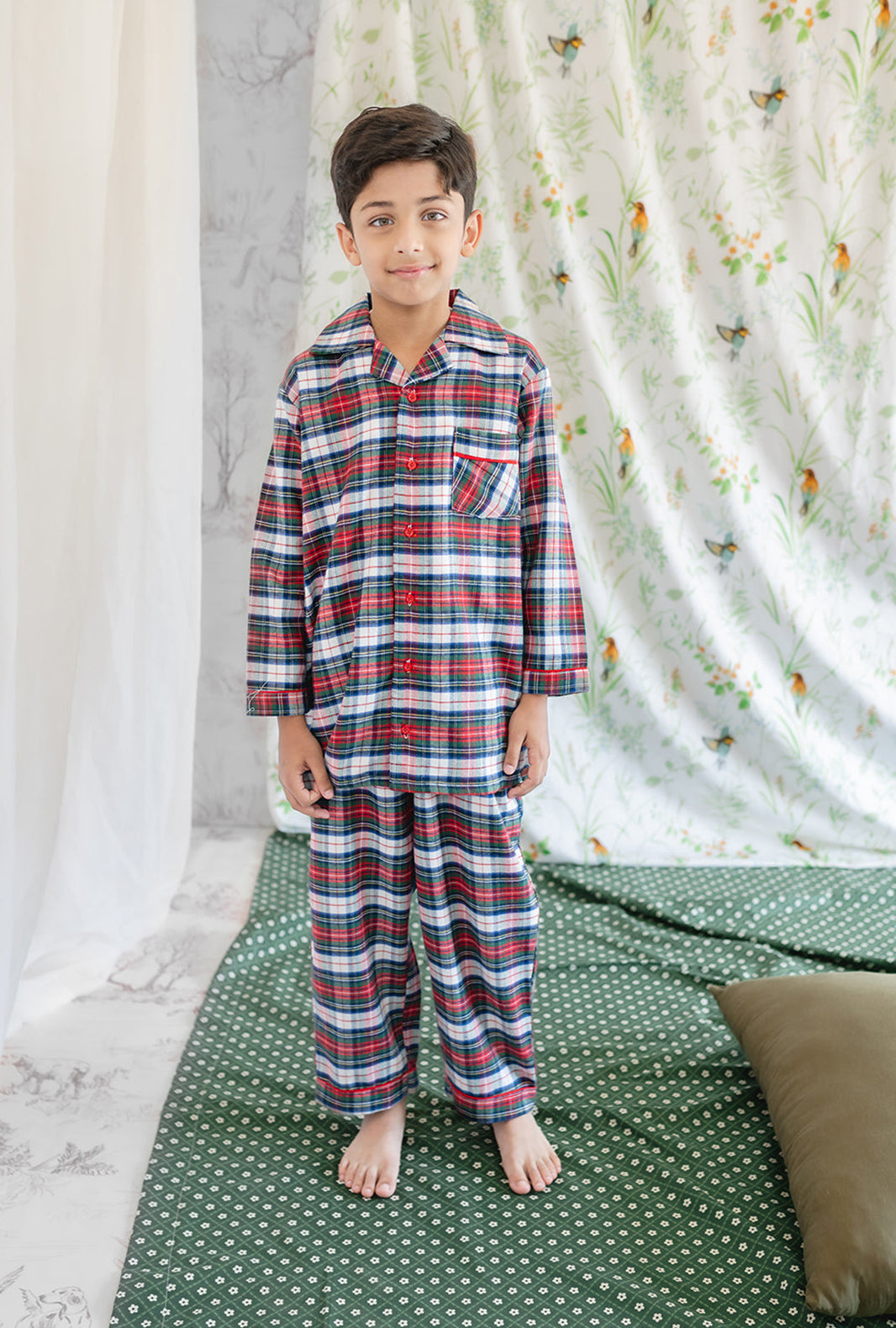 Flannel Night Suit 2 PC