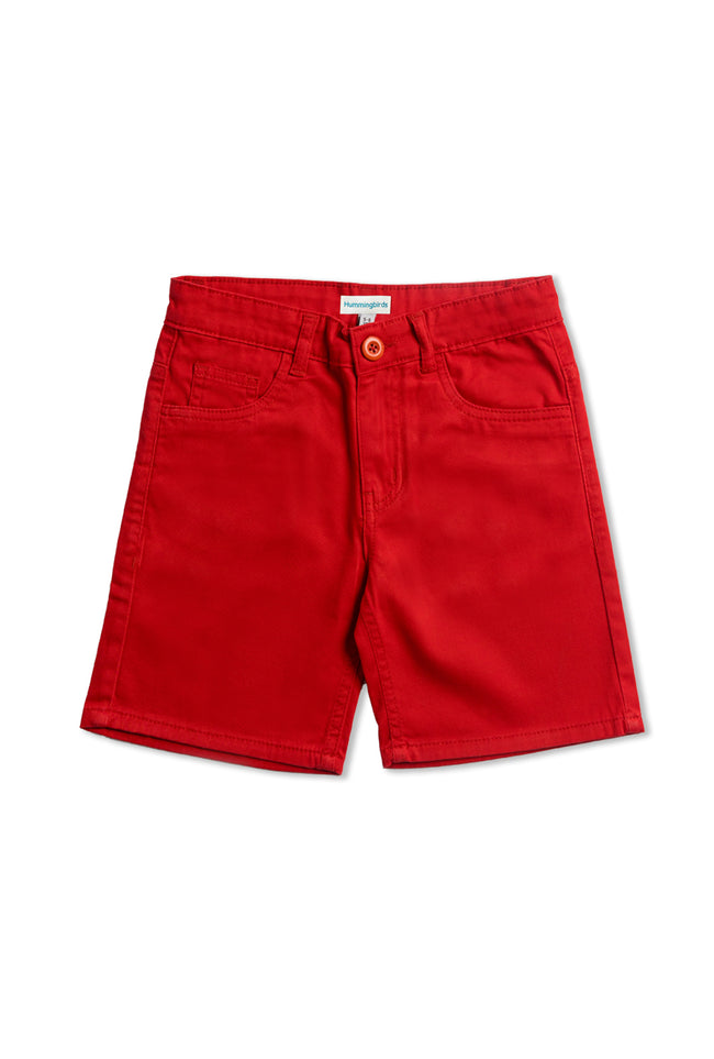 Red Chino Shorts Hover Image
