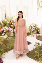Champagne & Gold - Embroidered Dress (with Sleeves)