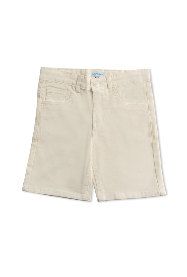 White Chino Shorts Hover Image