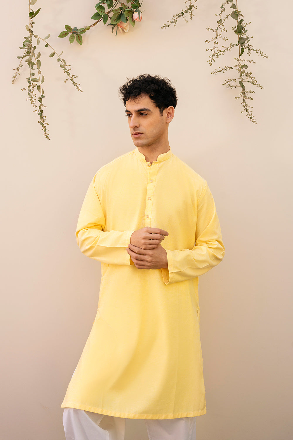 Amaltas - Mirror Embroidery Kurta ~ Cotton Chambray