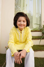 Amaltas - Mirror Embroidery Kurta ~ Cotton Chambray