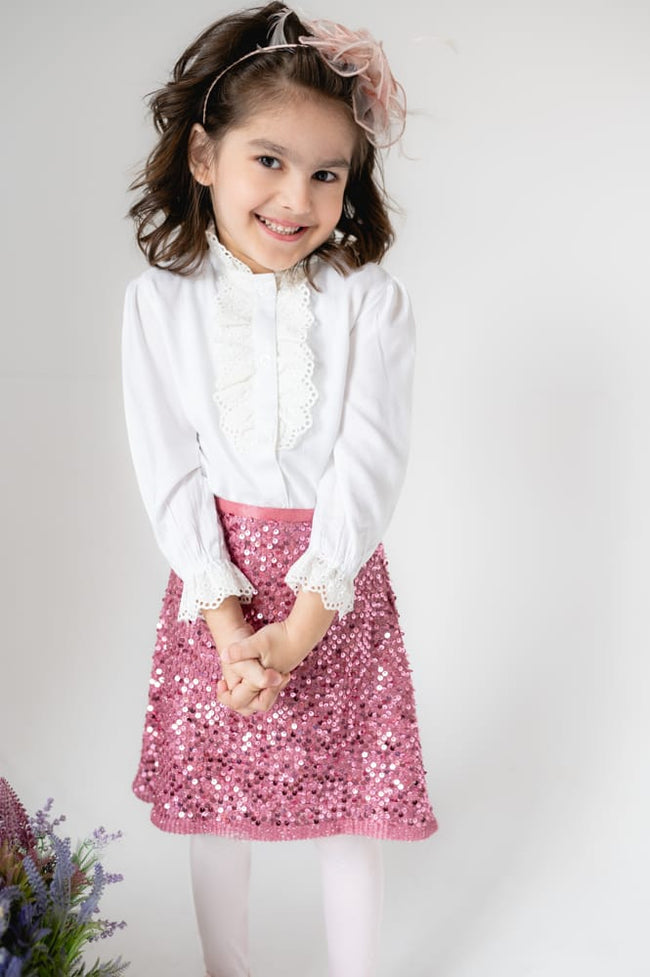 Sequin Party Skirt Hover Image
